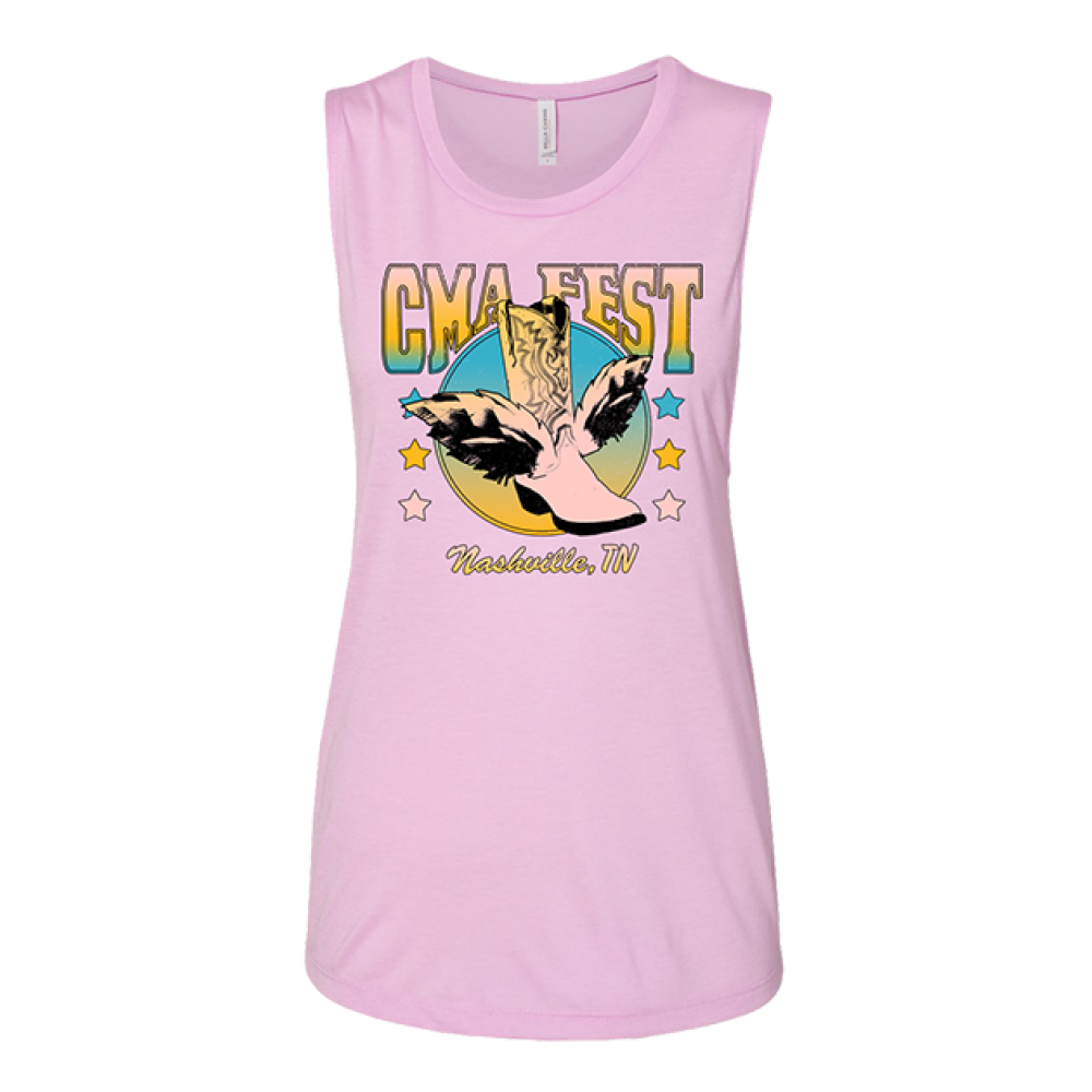 CMA Winged Boot Tanktop