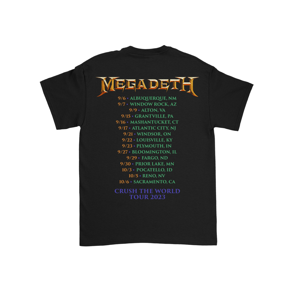 DHgate.com:2024 Mens Megadeth T-Shirt - Breathable Rust in