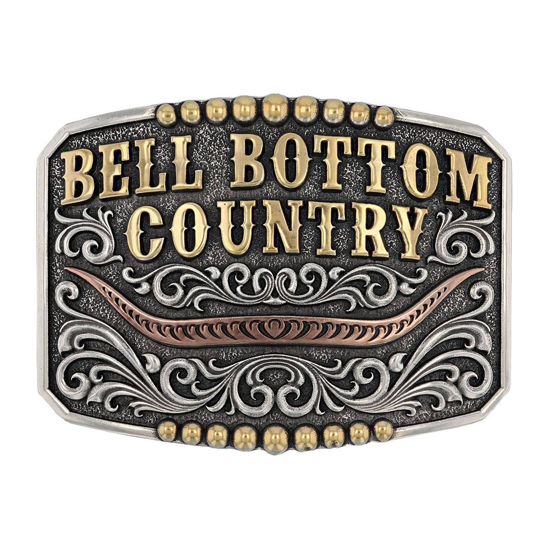 Bell Bottom Country Belt Buckle
