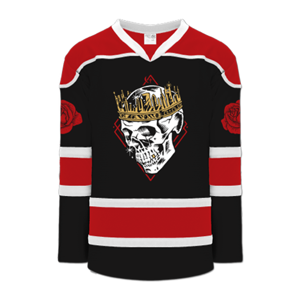 Crown Skull Hockey Jersey