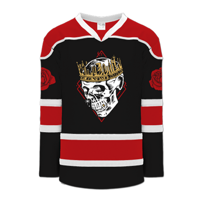 Crown Skull Hockey Jersey