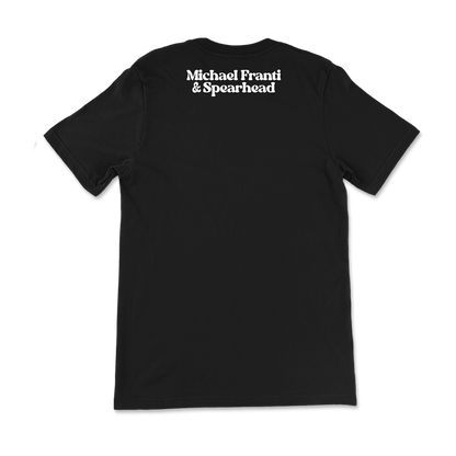 Official Michael Franti Merchandise - Black Work Hard & Be Nice Tee